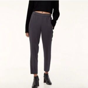 Wilfred Aritzia size 2 Dark Gray Ankle Darontal Trousers Pants